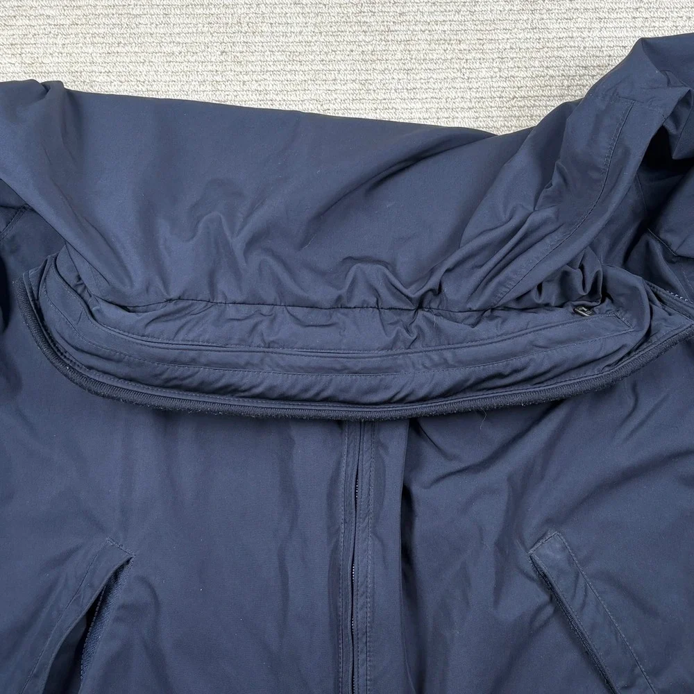 Polo Ralph Lauren Pack Hooded Windbreaker Jacket Mens‎ XXL Navy Blue VTG